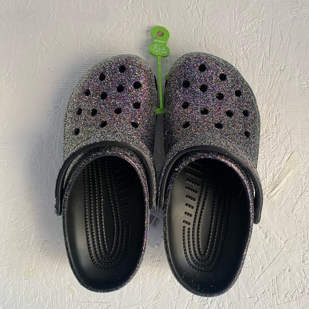 Crocs Glitter Clogs - Brand New - W7/M5